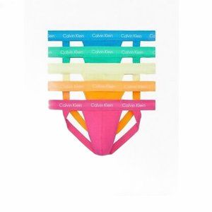 Calvin Klein 5 Underwear Multi Cotton Jock Strap M